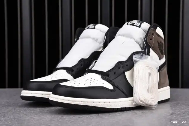 Cheap Husky MOCHA HIGH 555088-105 AIR DARK JORDAN 1 RETRO 0508